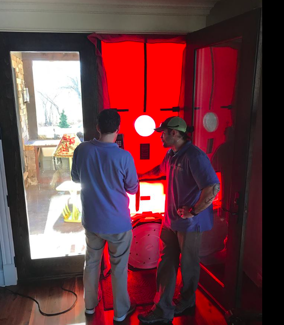 blower door testing