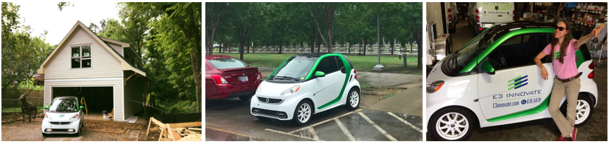 E3's new electric Smart Cars