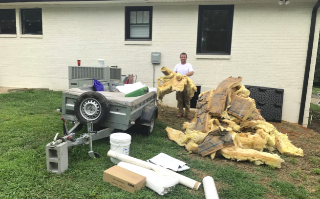 Crawlspace renovation