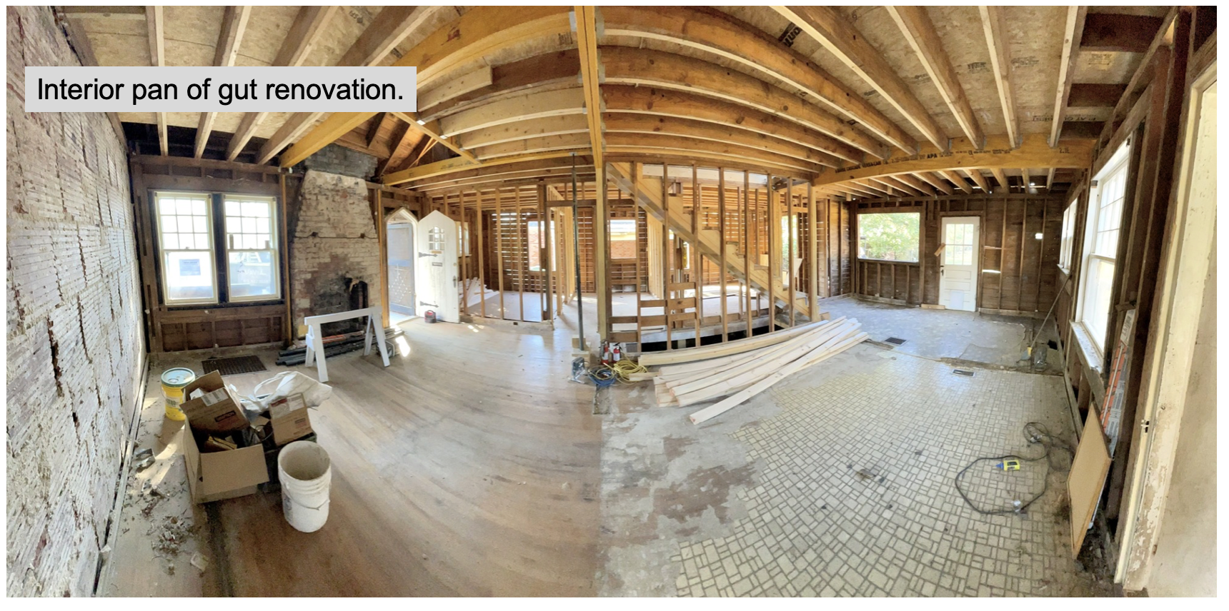Renovation progress 2 - Interior guts
