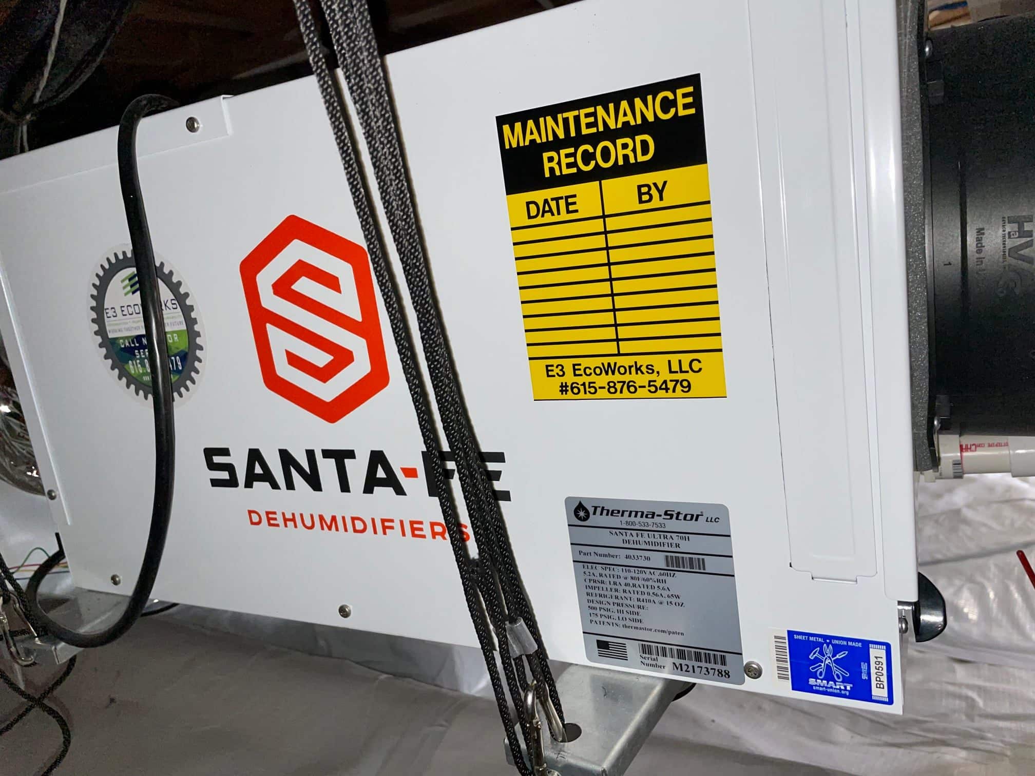 whole home dehumidifier in attic
